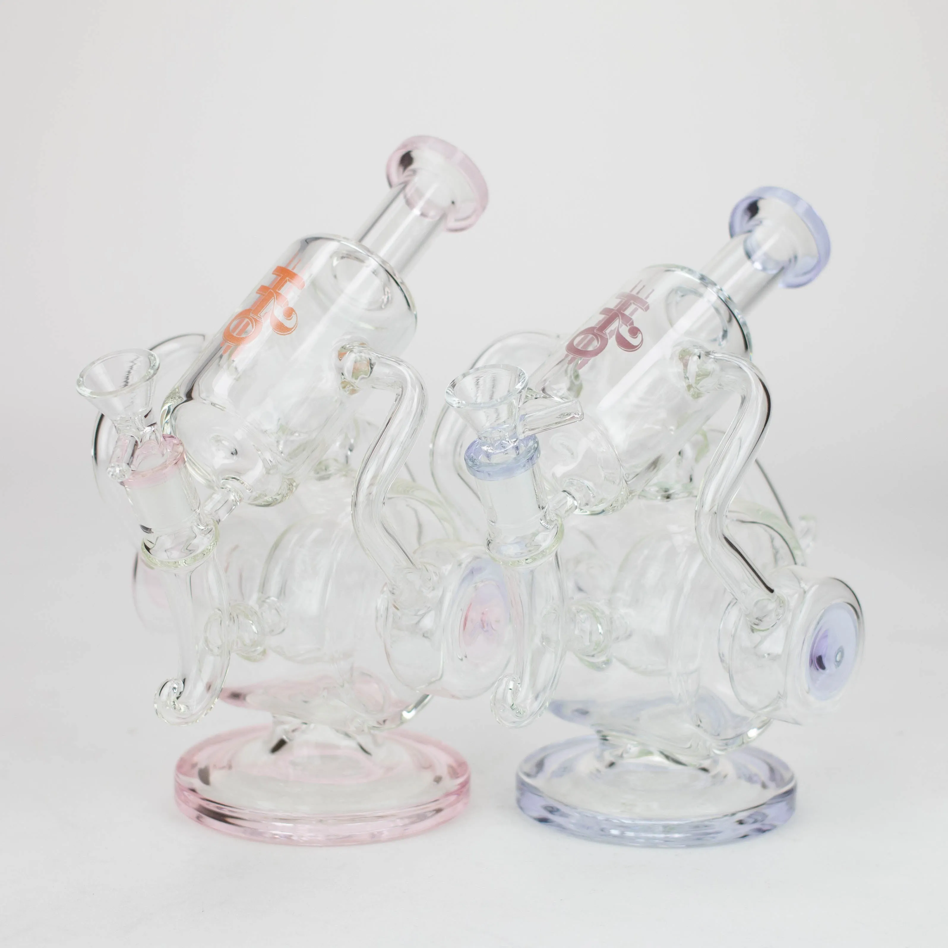 10" H2O Glass Recycler Bong