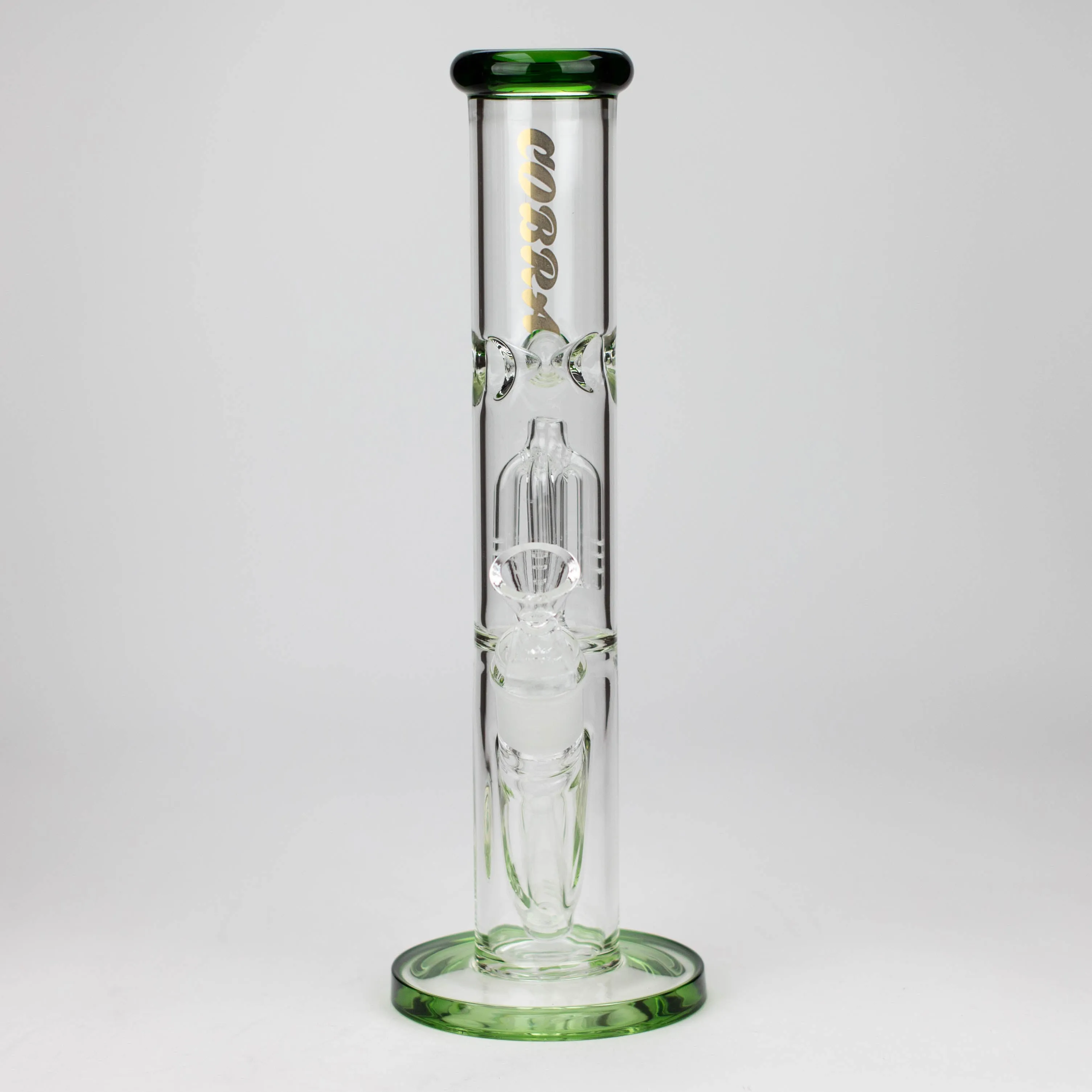 11.5" glass bong with tree arm percolator