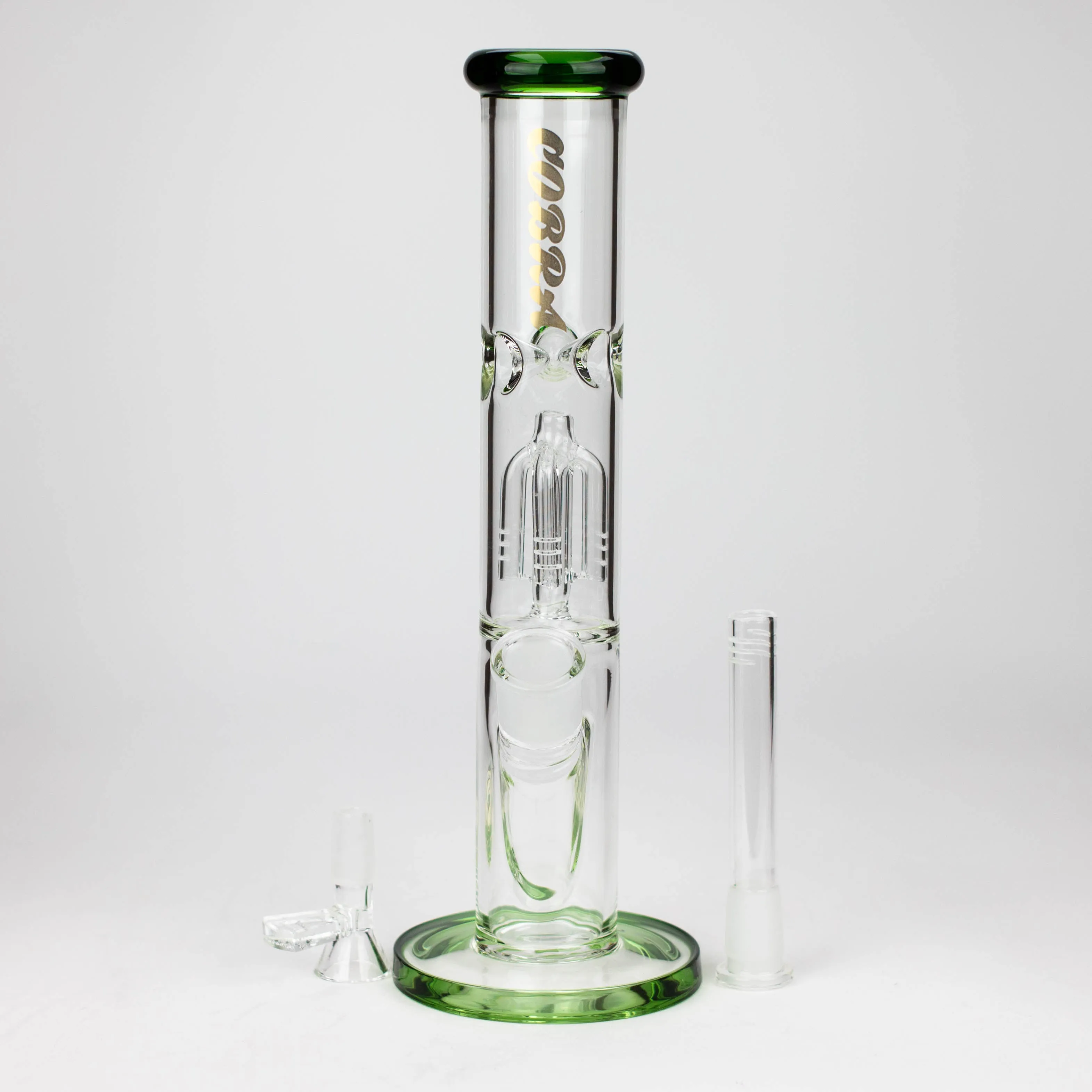 11.5" glass bong with tree arm percolator