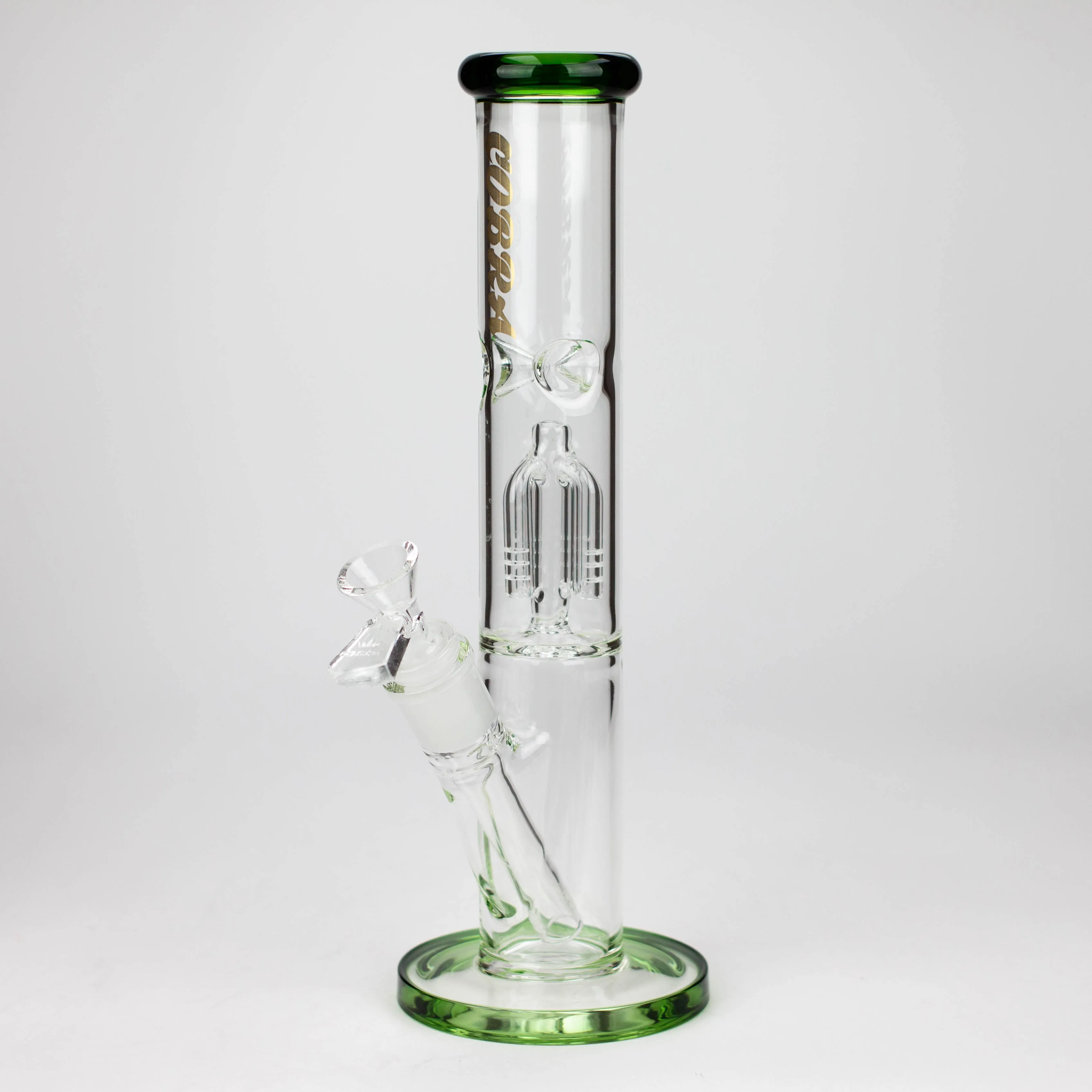 11.5" glass bong with tree arm percolator