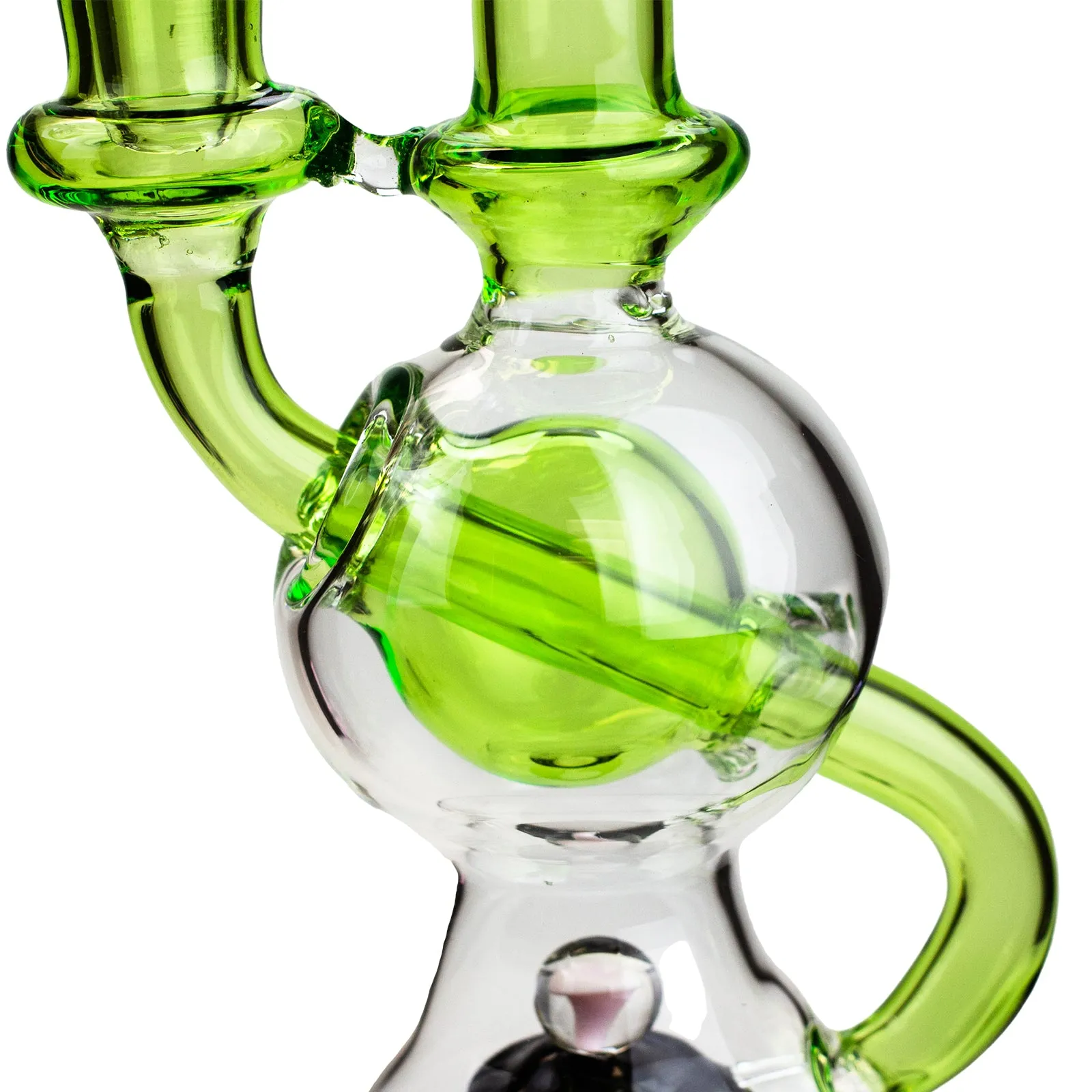 8" Recycler Rig with Tire Diffuser Perc