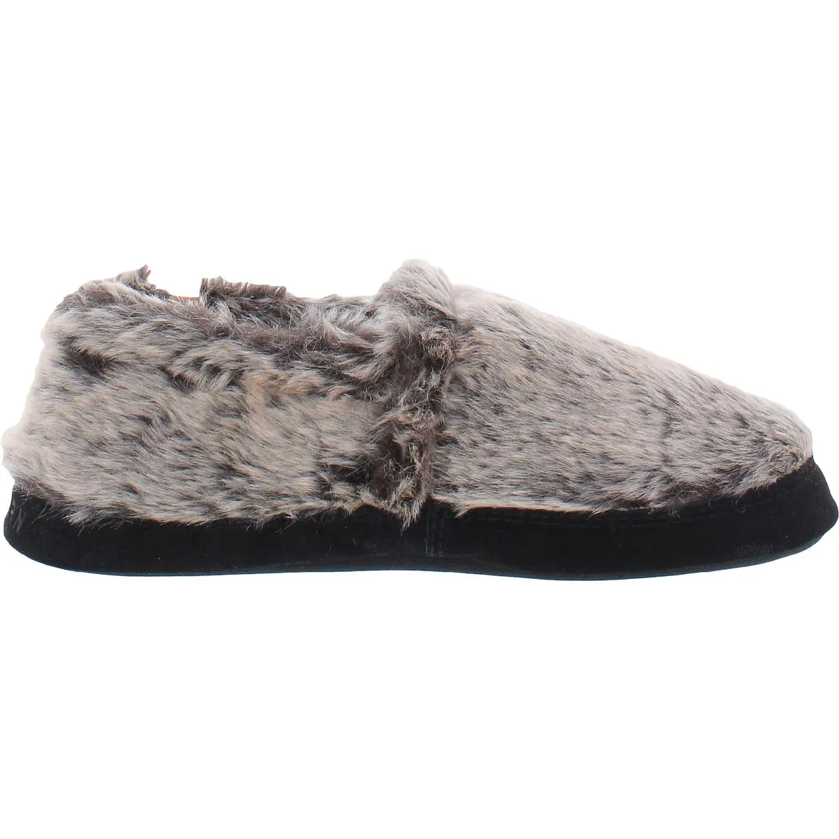 Acorn Womens Moc Faux Fur Slip On Moccasin Slippers