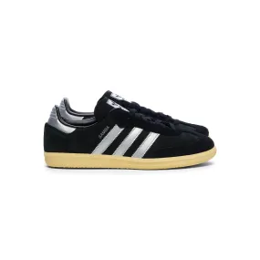 Adidas Womens Samba OG (Core Black/Matte Silver/Almost Yellow)