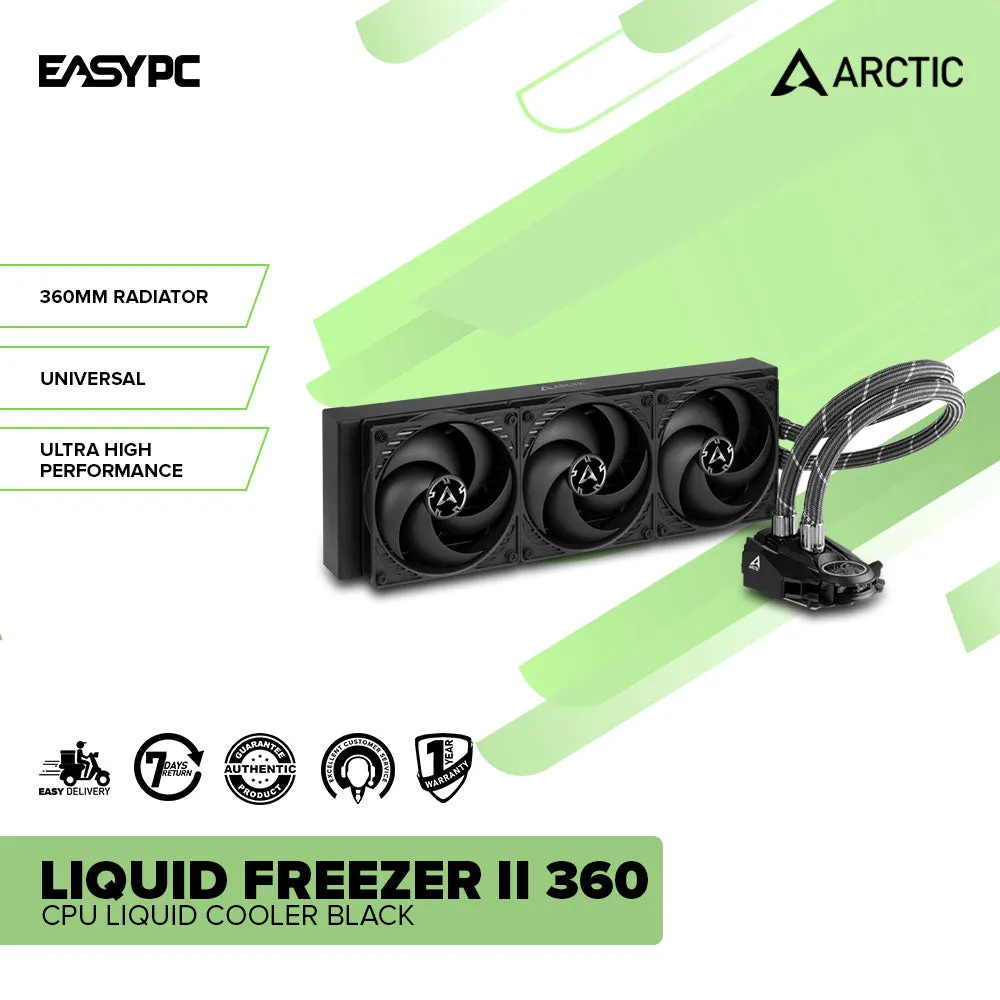 Arctic Liquid Freezer II 240mm/360mm CPU Liquid Cooler Black