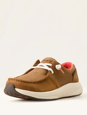 Ariat 10053830 Womens Buckeye Waterproof Shoe Weathered Honey