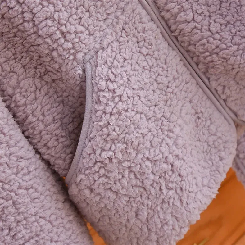 Autumn/Winter New Women’s Warm Soft Coral Fleece Pajamas – 2-Piece Home Suit, Casual Hooded Nightwear for Couples