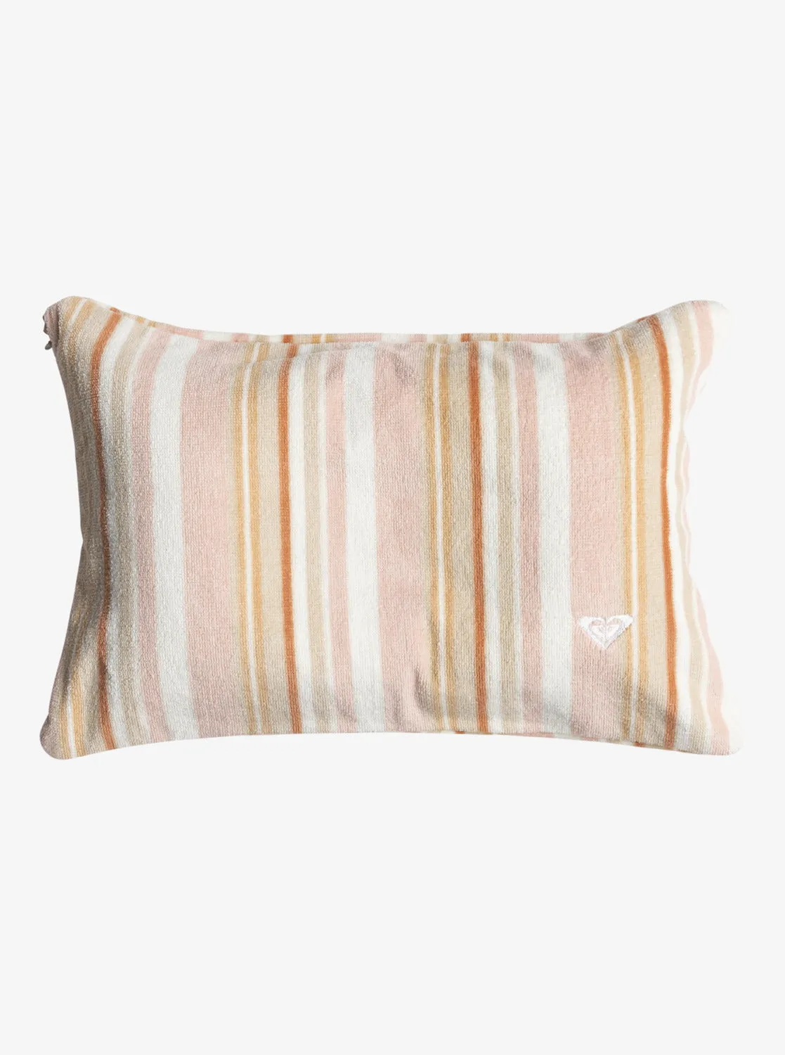 Beach Pillow Towel - Cork Monochromatic Stripe
