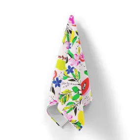 Beach Towel - Floral Citrus