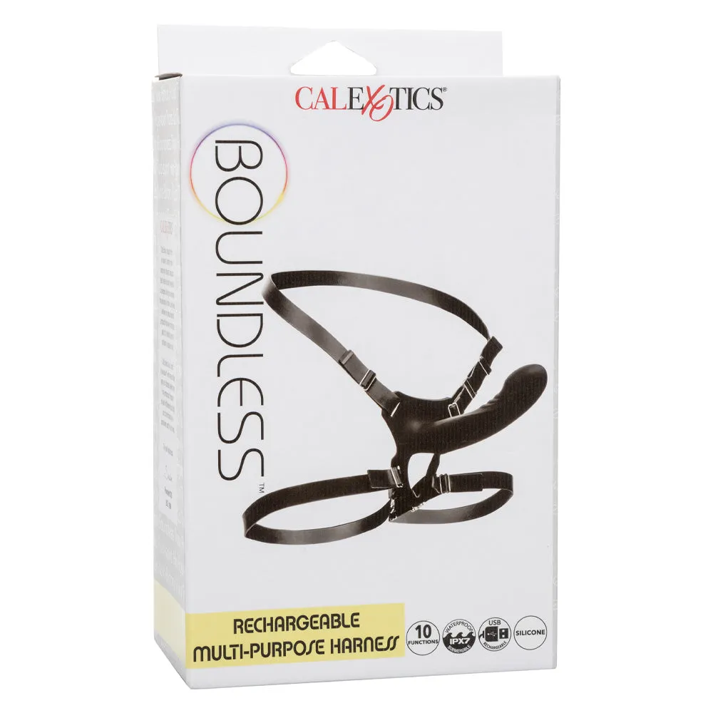 Boundless Rechargeable Multi-Purpose Strap-On Harness & Dildo