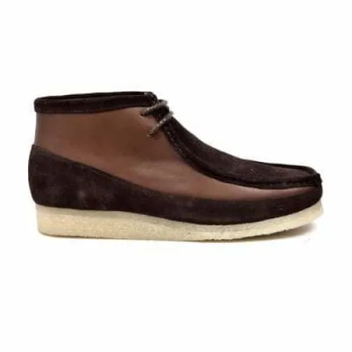 British Walkers Walker 100 Wallabee Boots Men's Brown Leather and Suede