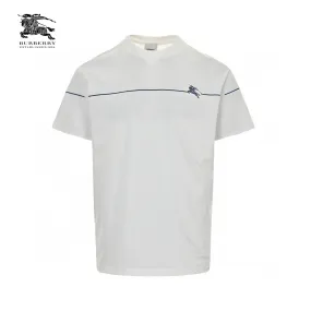 Burberry Equestrian Logo White T-Shirt