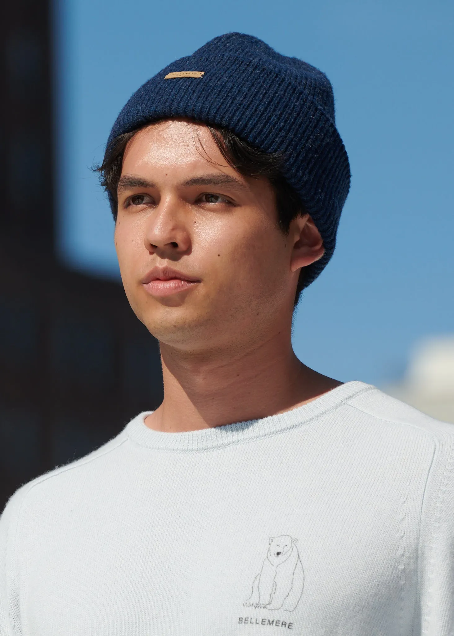 Cable-Knit Unisex Cashmere Beanie