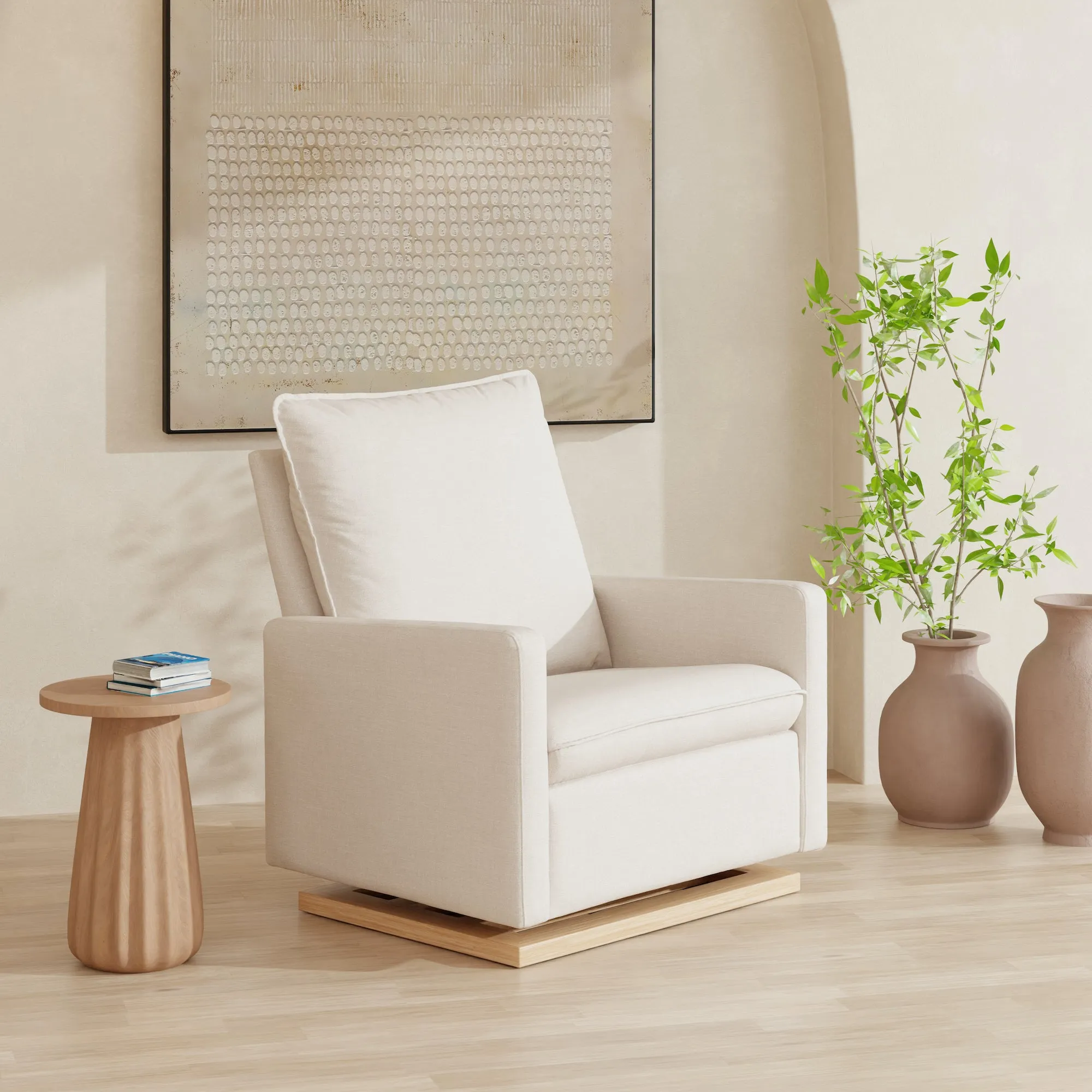 Cali Pillowback Chair-and-a-Half Glider - Eco-Performance Fabric