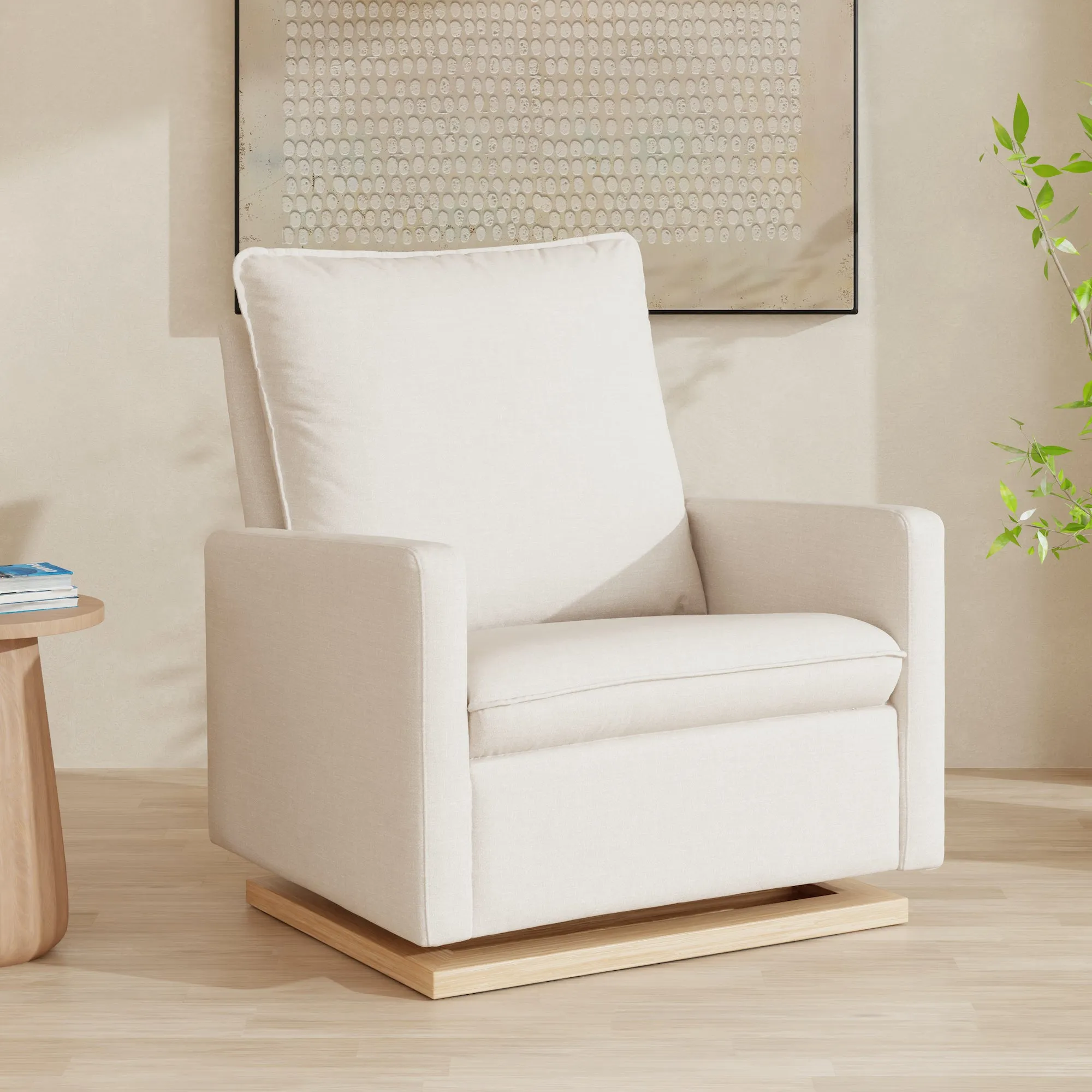 Cali Pillowback Chair-and-a-Half Glider - Eco-Performance Fabric