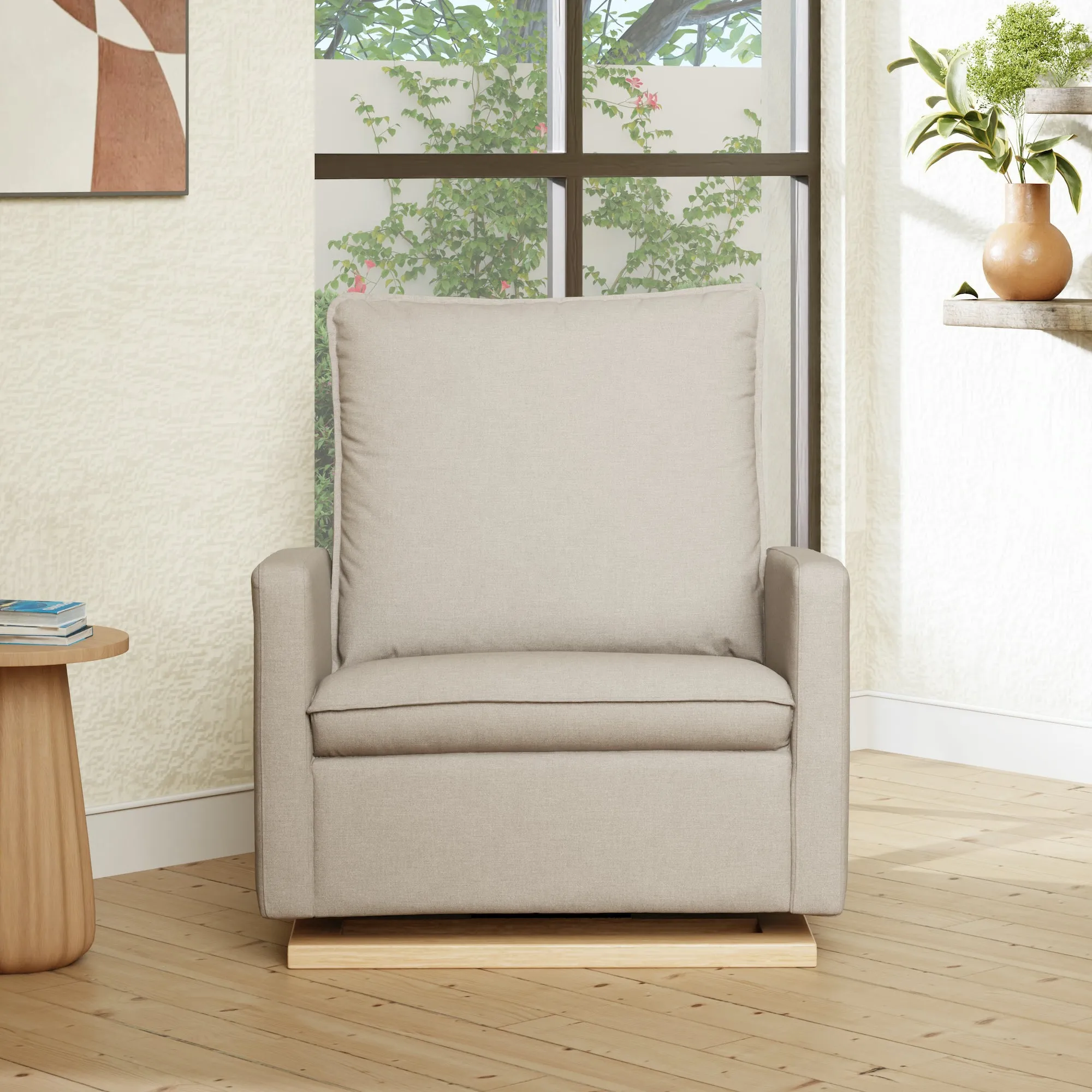Cali Pillowback Chair-and-a-Half Glider - Eco-Performance Fabric