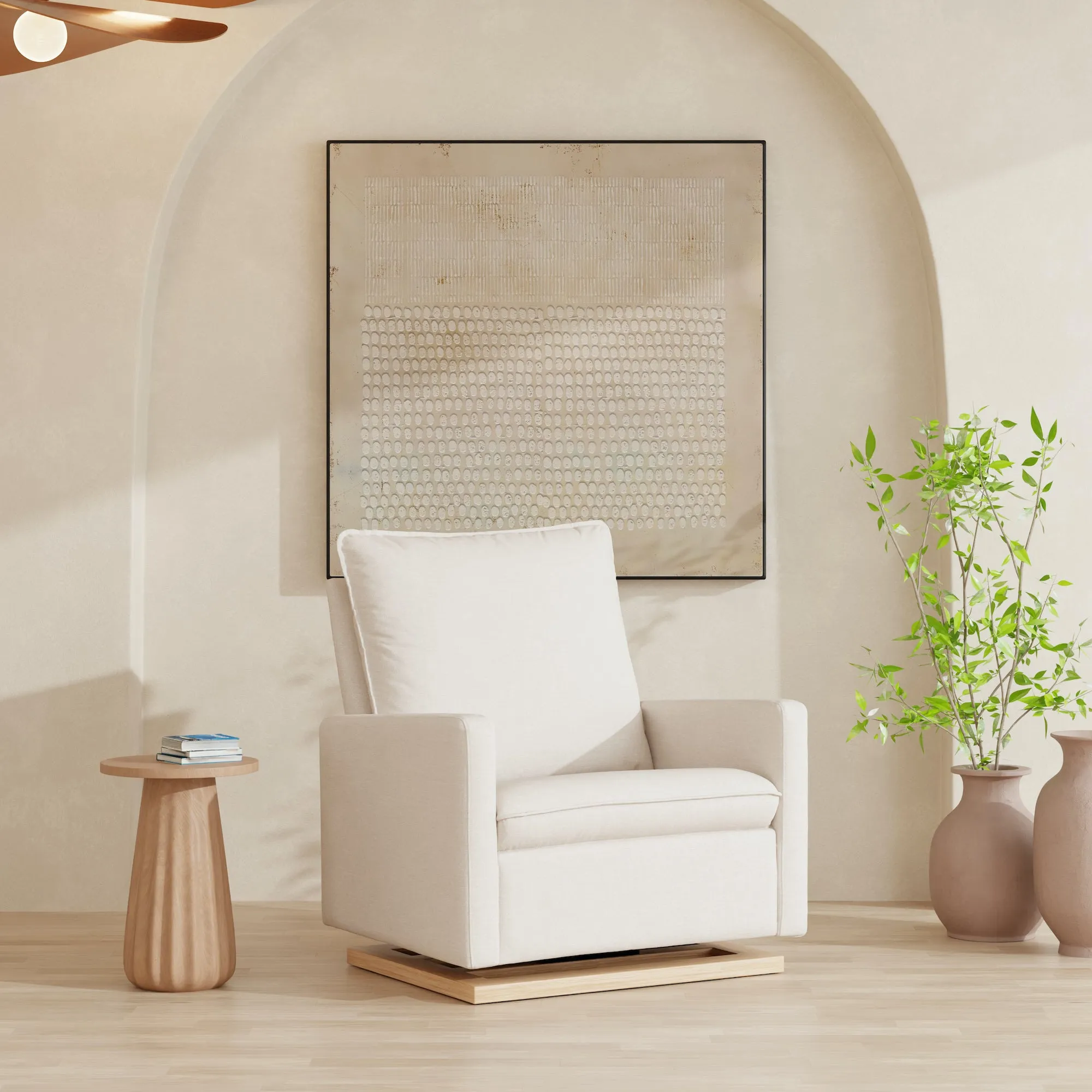 Cali Pillowback Chair-and-a-Half Glider - Eco-Performance Fabric
