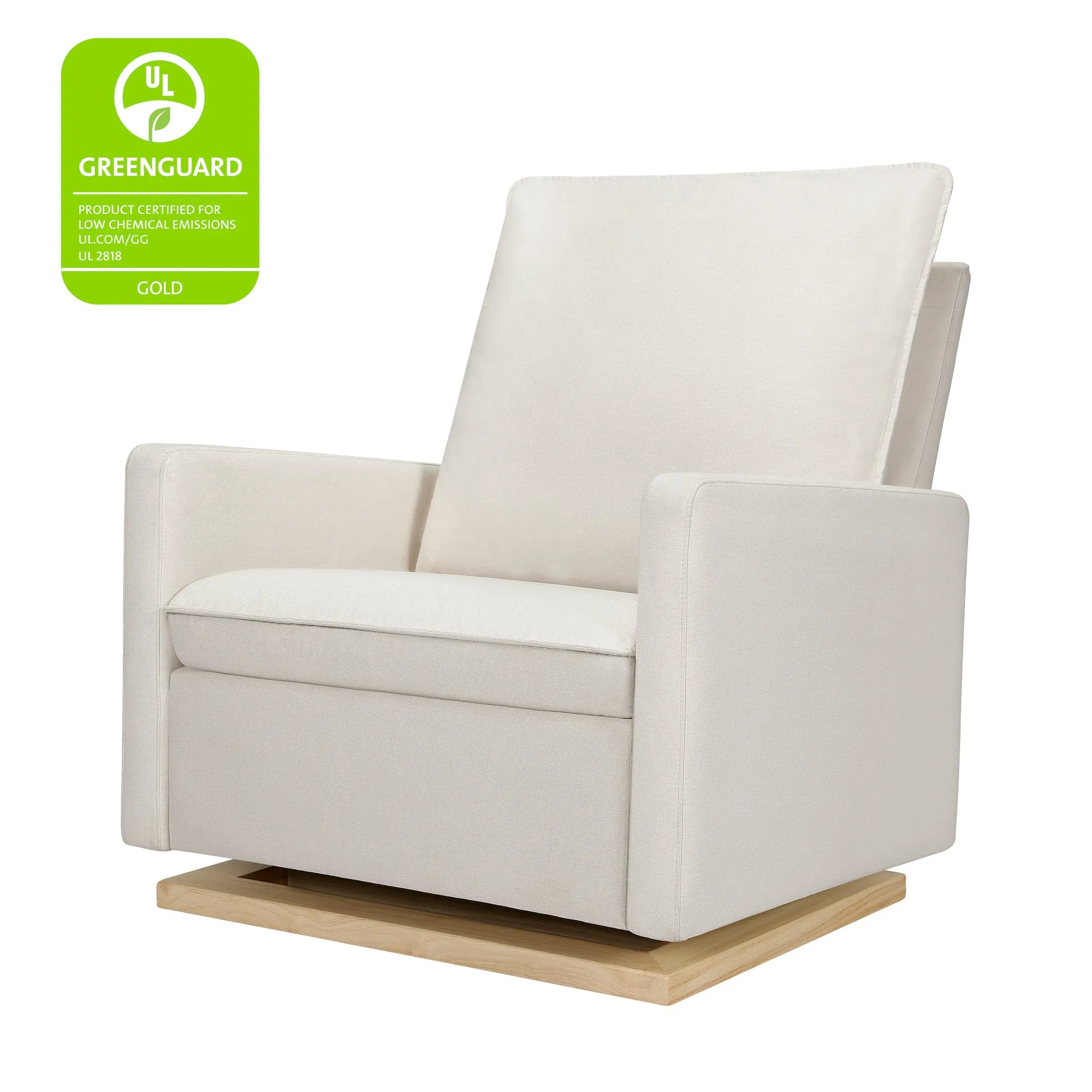 Cali Pillowback Chair-and-a-Half Glider - Eco-Performance Fabric