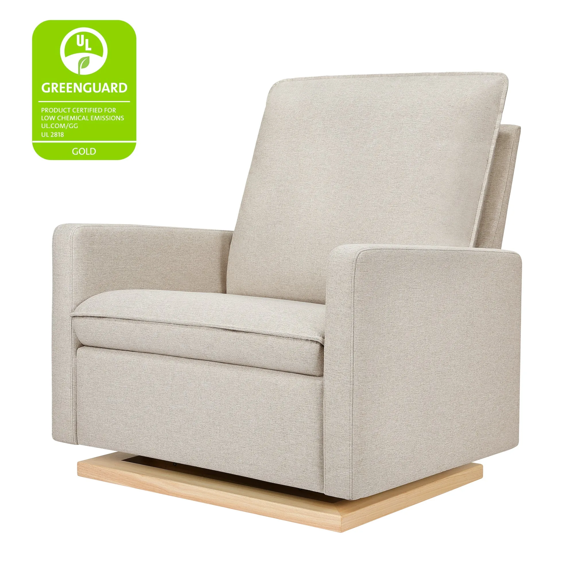 Cali Pillowback Chair-and-a-Half Glider - Eco-Performance Fabric