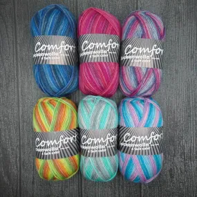 Comfort Wolle Yarns Comfort Sock, discontinued colourways