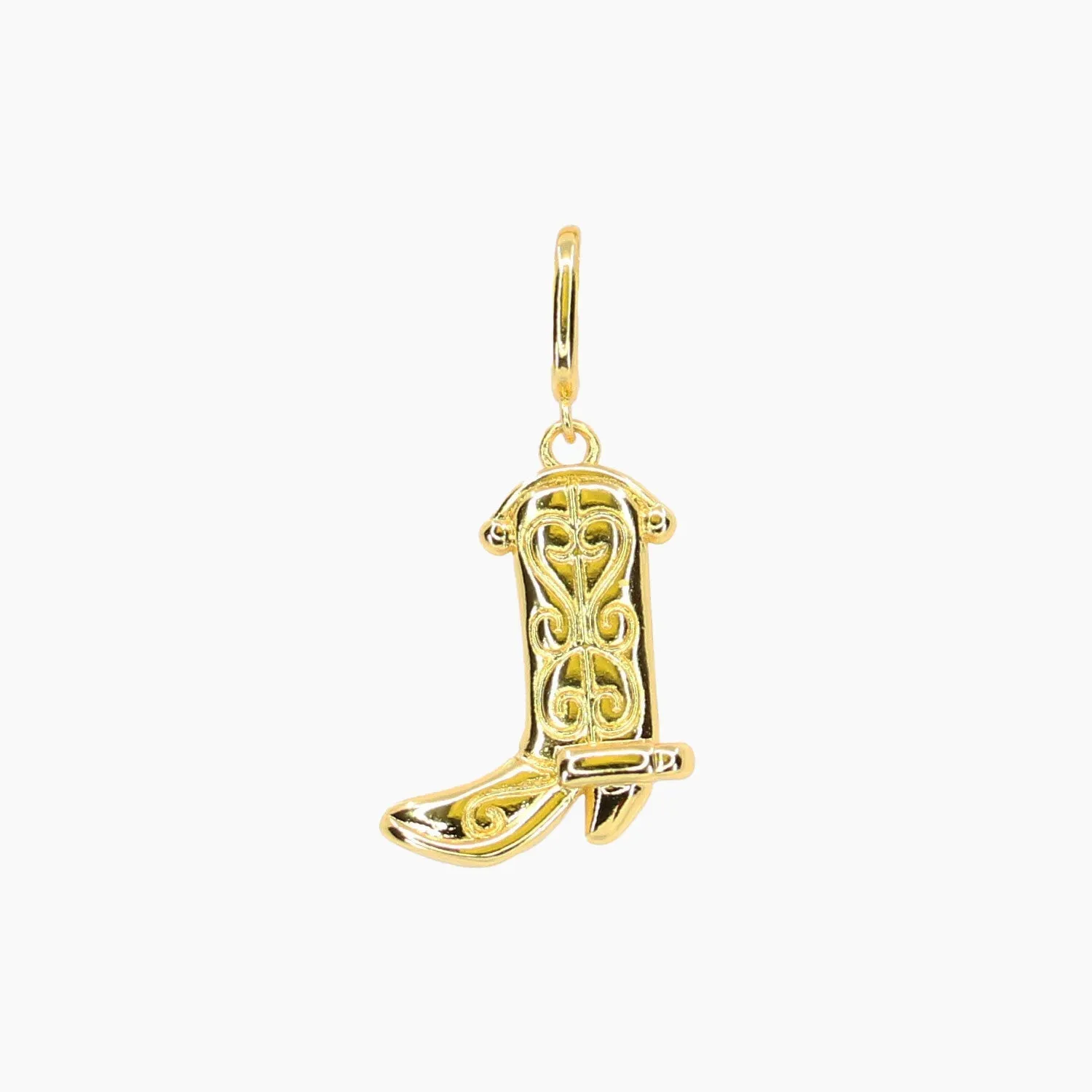 Cowboy Boot Charm (Gold)