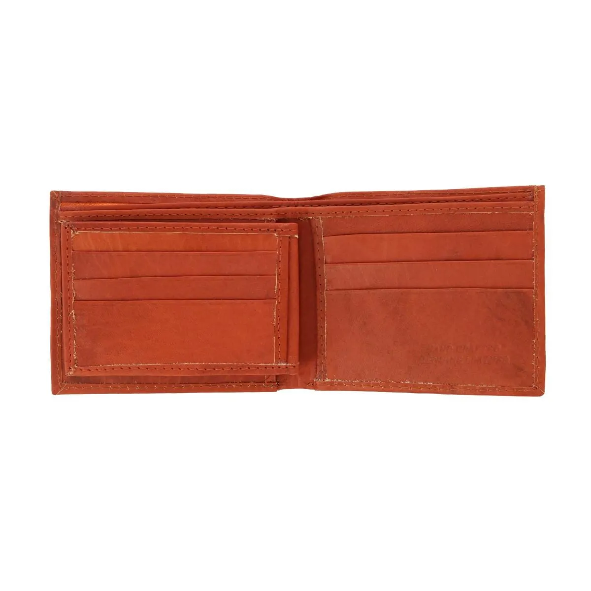 CTM® Kid's Leather Western Themed Bi-Fold Wallet