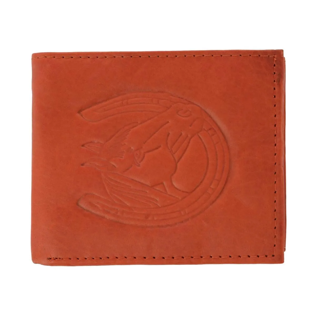 CTM® Kid's Leather Western Themed Bi-Fold Wallet