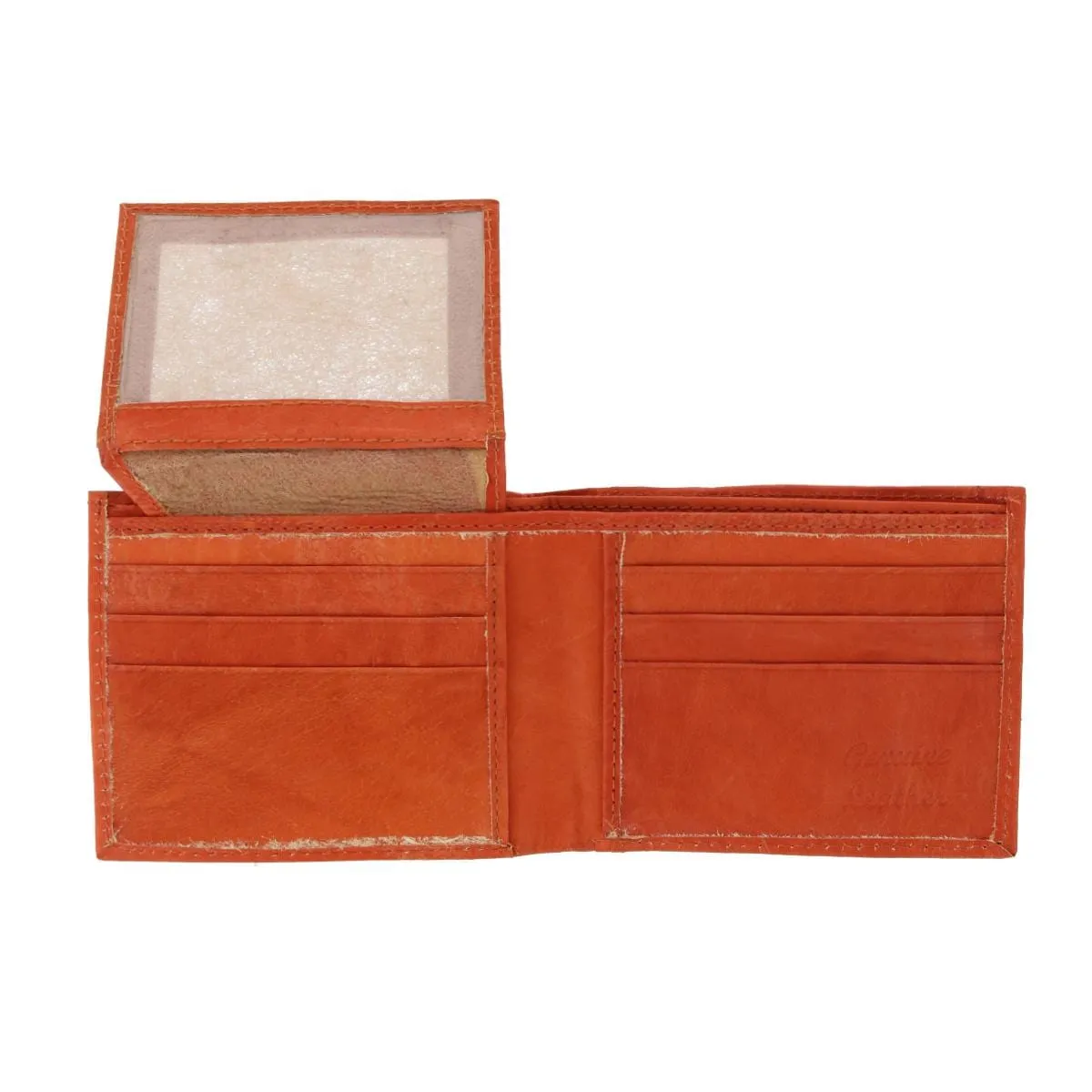 CTM® Kid's Leather Western Themed Bi-Fold Wallet