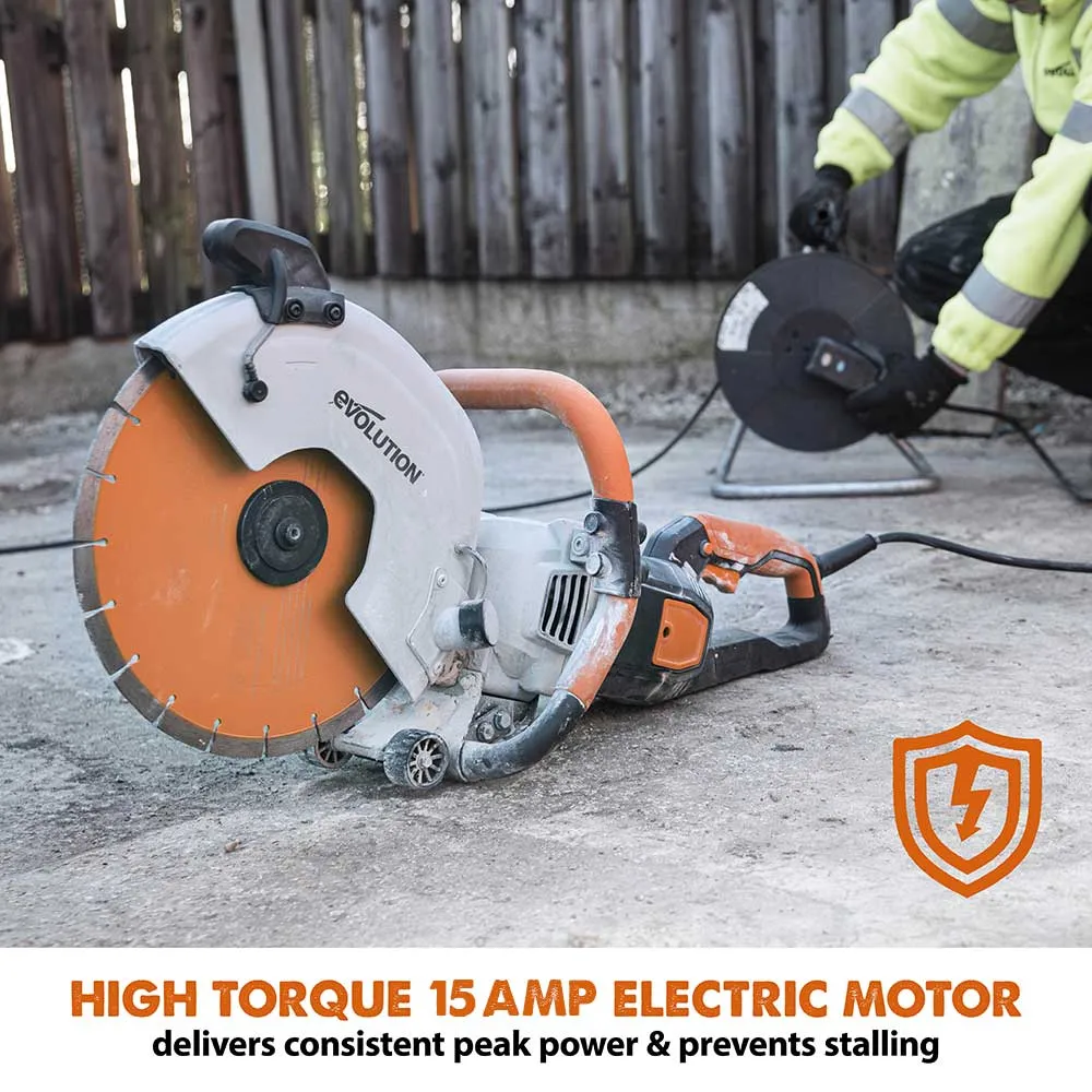 Evolution R300DCT  | 12 in. | Concrete Saw | Dust Suppression | Diamond Blade Included (Refurbished Like New)