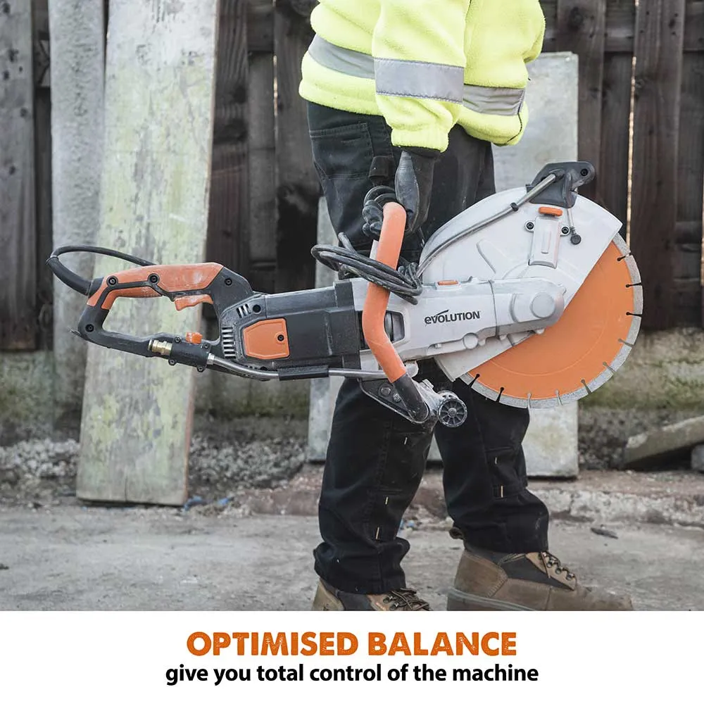 Evolution R300DCT  | 12 in. | Concrete Saw | Dust Suppression | Diamond Blade Included (Refurbished Like New)