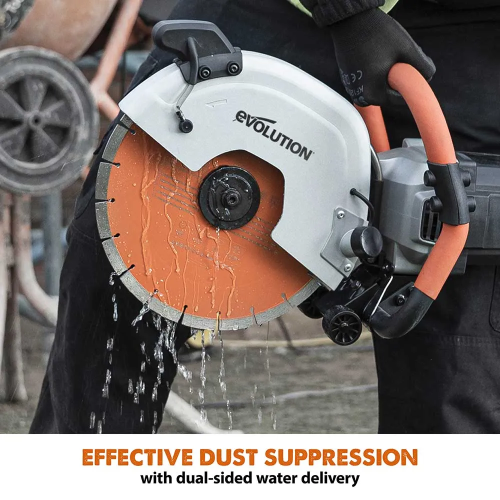 Evolution R300DCT  | 12 in. | Concrete Saw | Dust Suppression | Diamond Blade Included (Refurbished Like New)