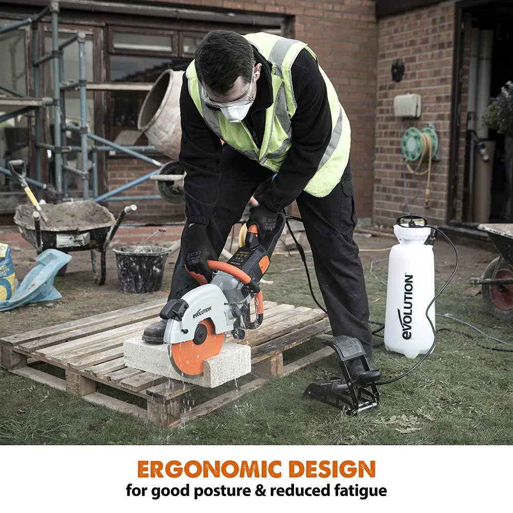 Evolution R300DCT  | 12 in. | Concrete Saw | Dust Suppression | Diamond Blade Included (Refurbished Like New)