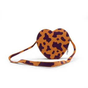 Funky Town Orange Cow Print Bag