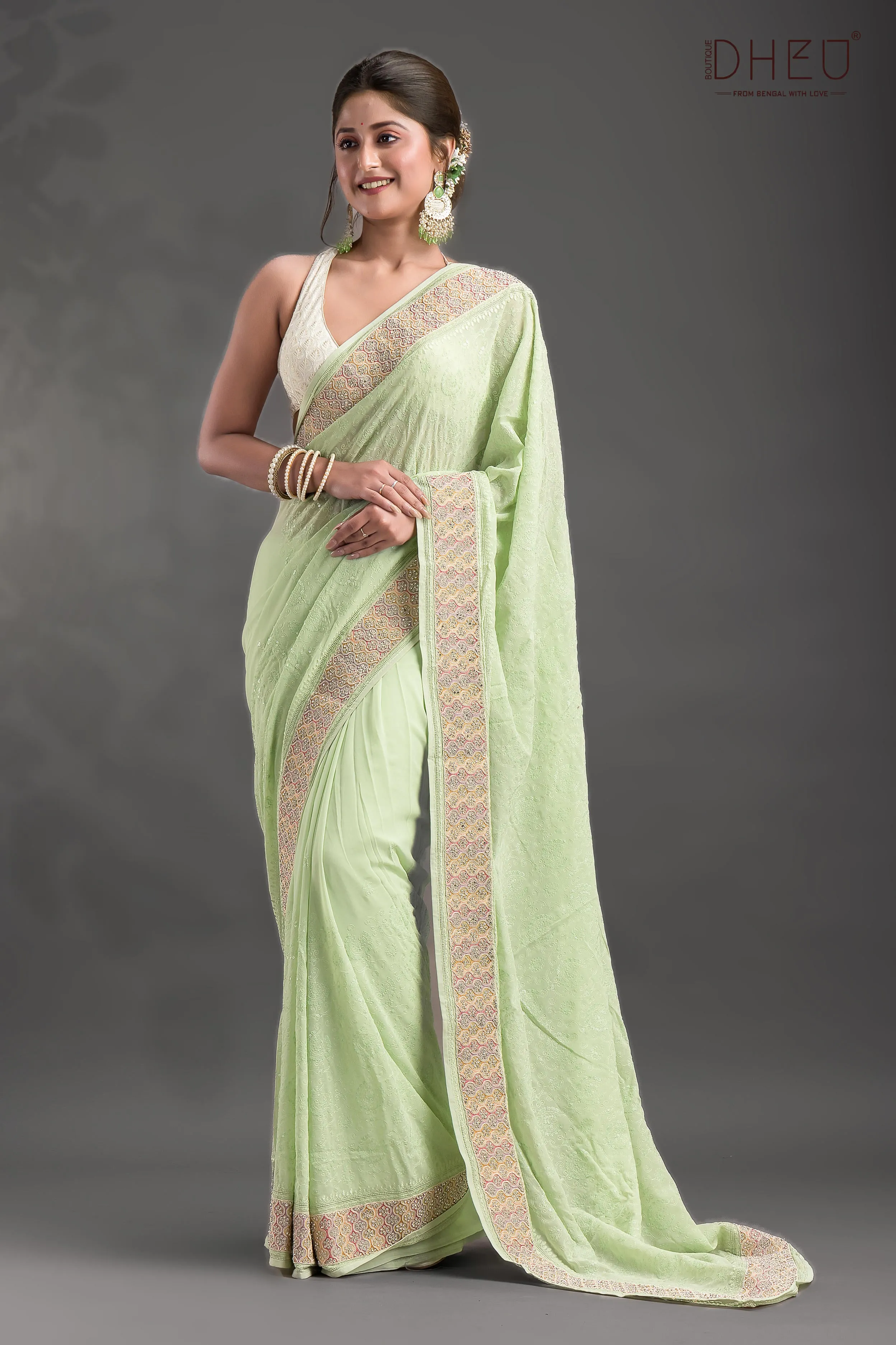 Hiptage - Exclusive Chiffon Georgette Saree
