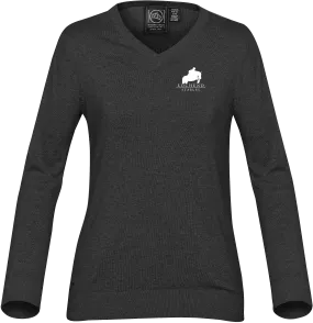 Lochend Stables 'Laguna' V-Neck Knit Sweater.