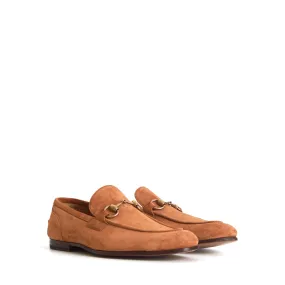 Men's Brown Suede Jordaan Loafers - Horsebit