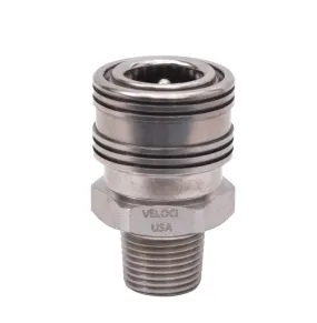 MTM Hydro | Prima Stainless Steel QC Coupler 3/8 MPT