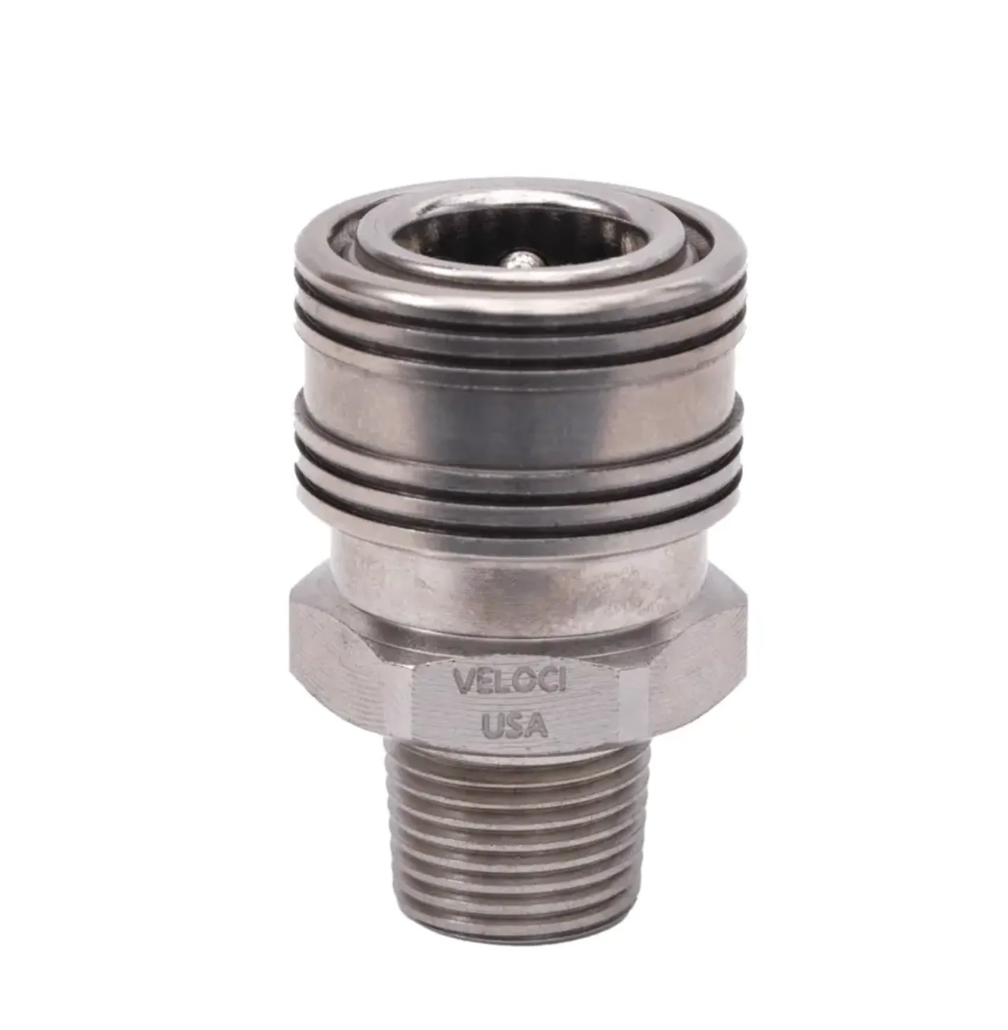 MTM Hydro | Prima Stainless Steel QC Coupler 3/8 MPT