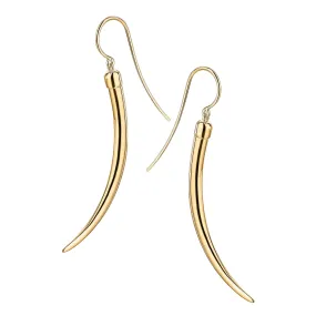 No.1 Medium Earrings - Yellow Gold Vermeil