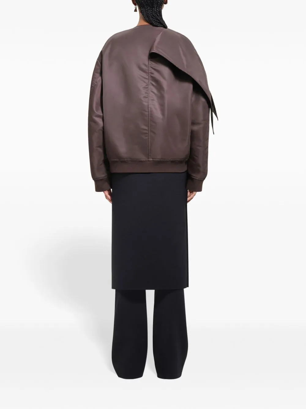 NYLON KNOT BOMBER JACKET