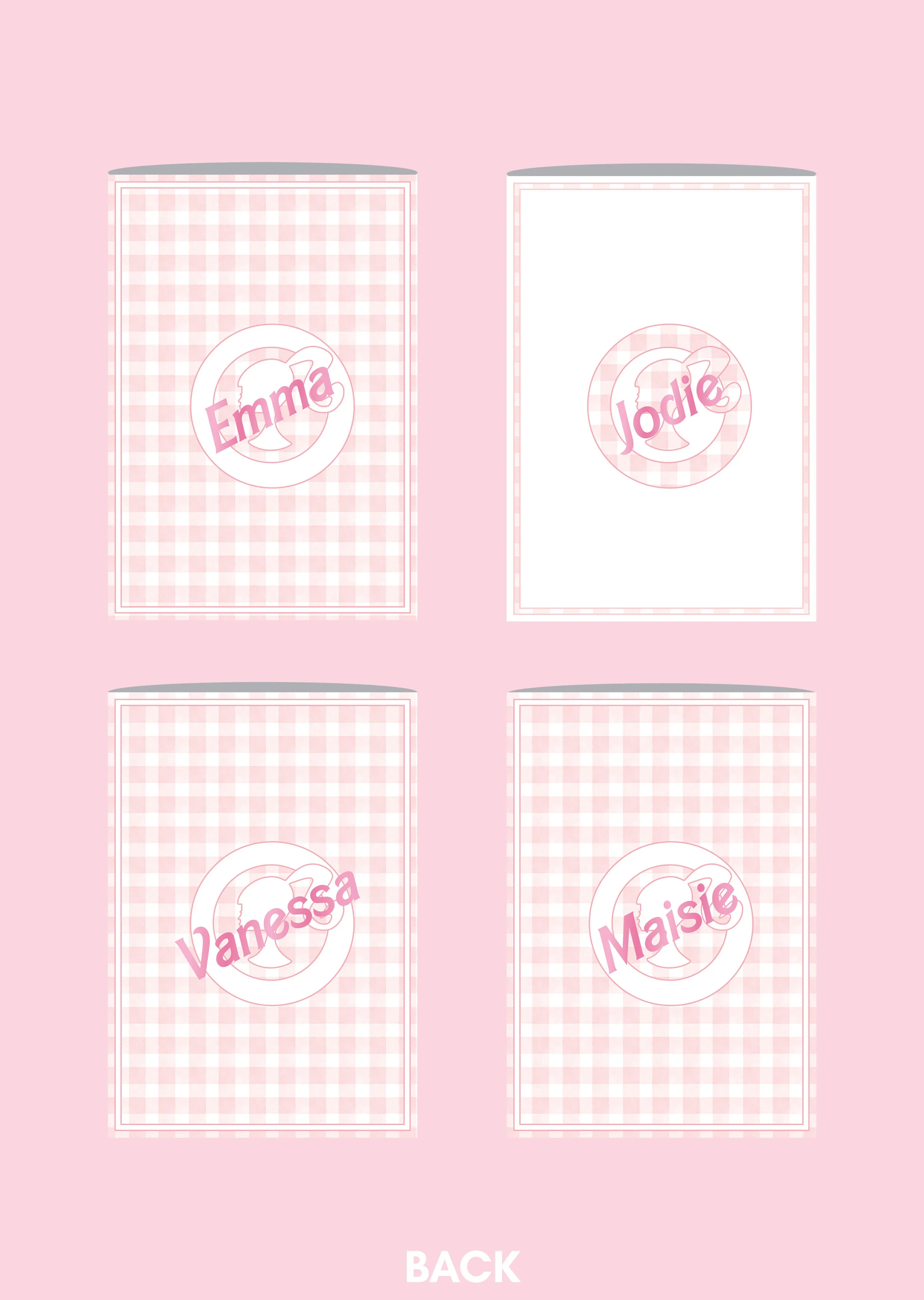 Personalised Passport Sleeve Set - Bridal Barbie: 4 Pack