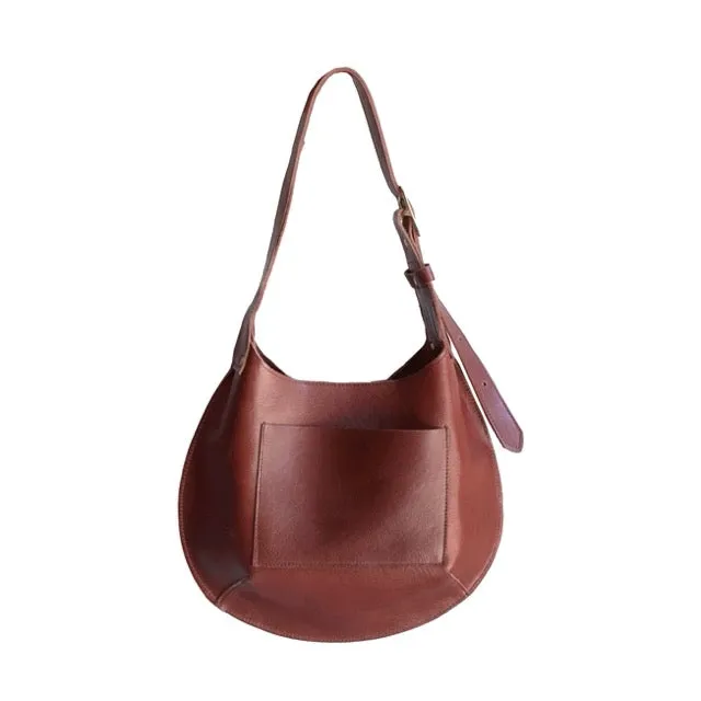 Petite Bardot Bag in Chestnut
