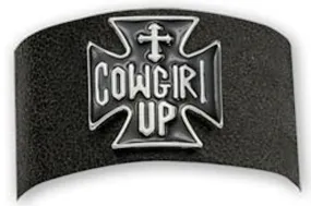 "Cowgirl Up" Leather Snap Bracelet