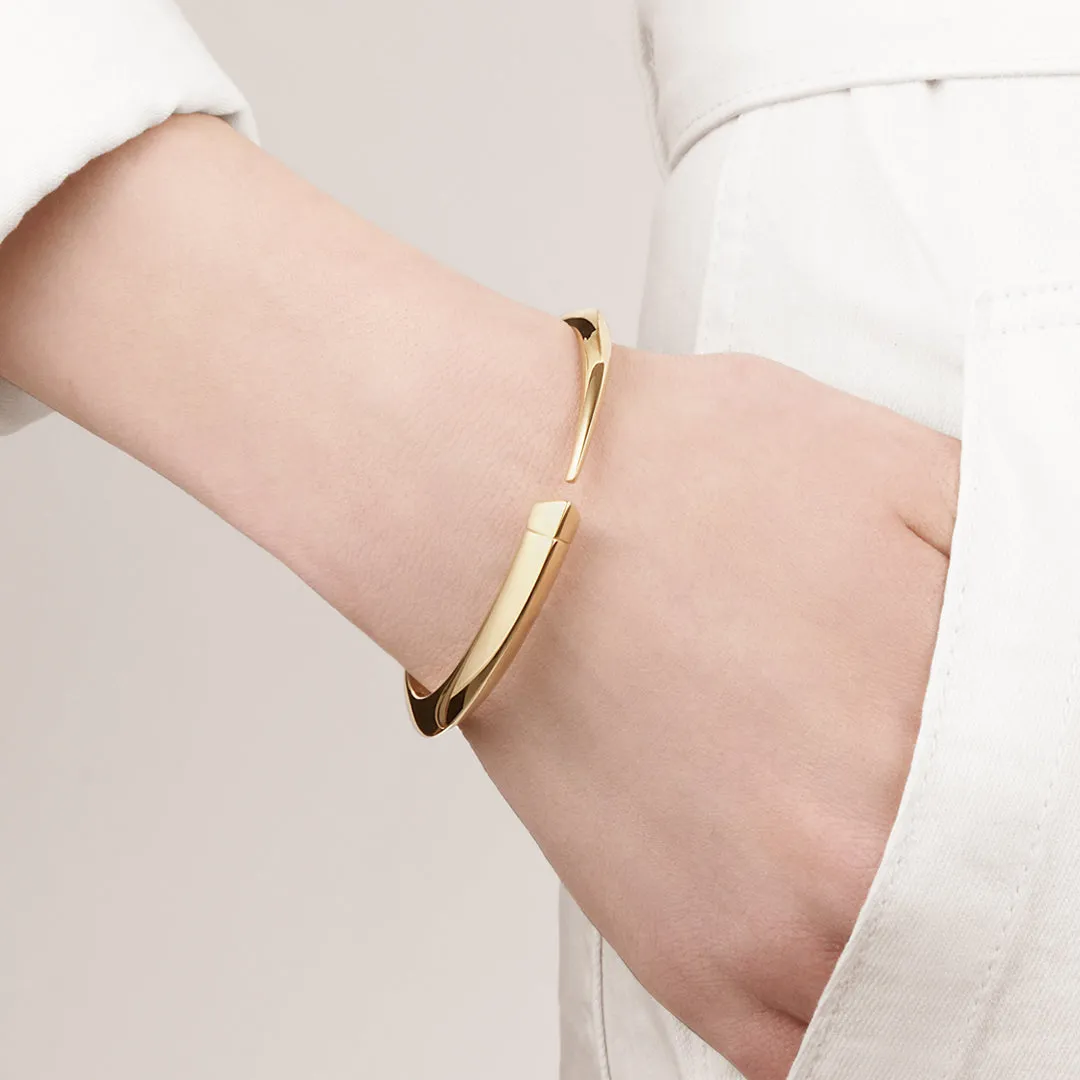 Sabre Bangle - Yellow Gold Vermeil