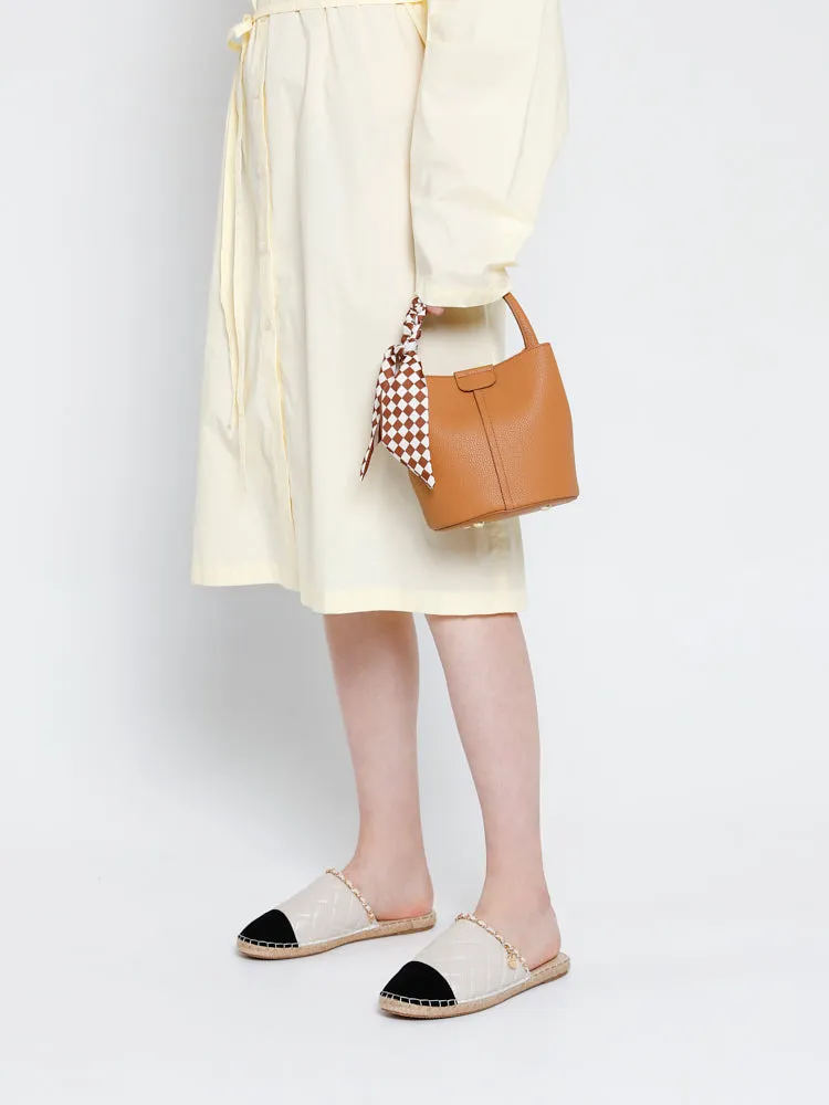 [SALE]Hans Dual Quilted Slip On Mules