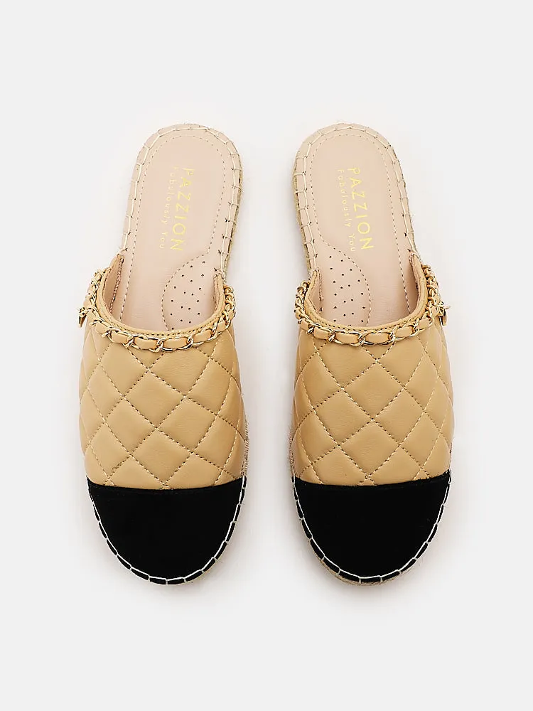 [SALE]Hans Dual Quilted Slip On Mules