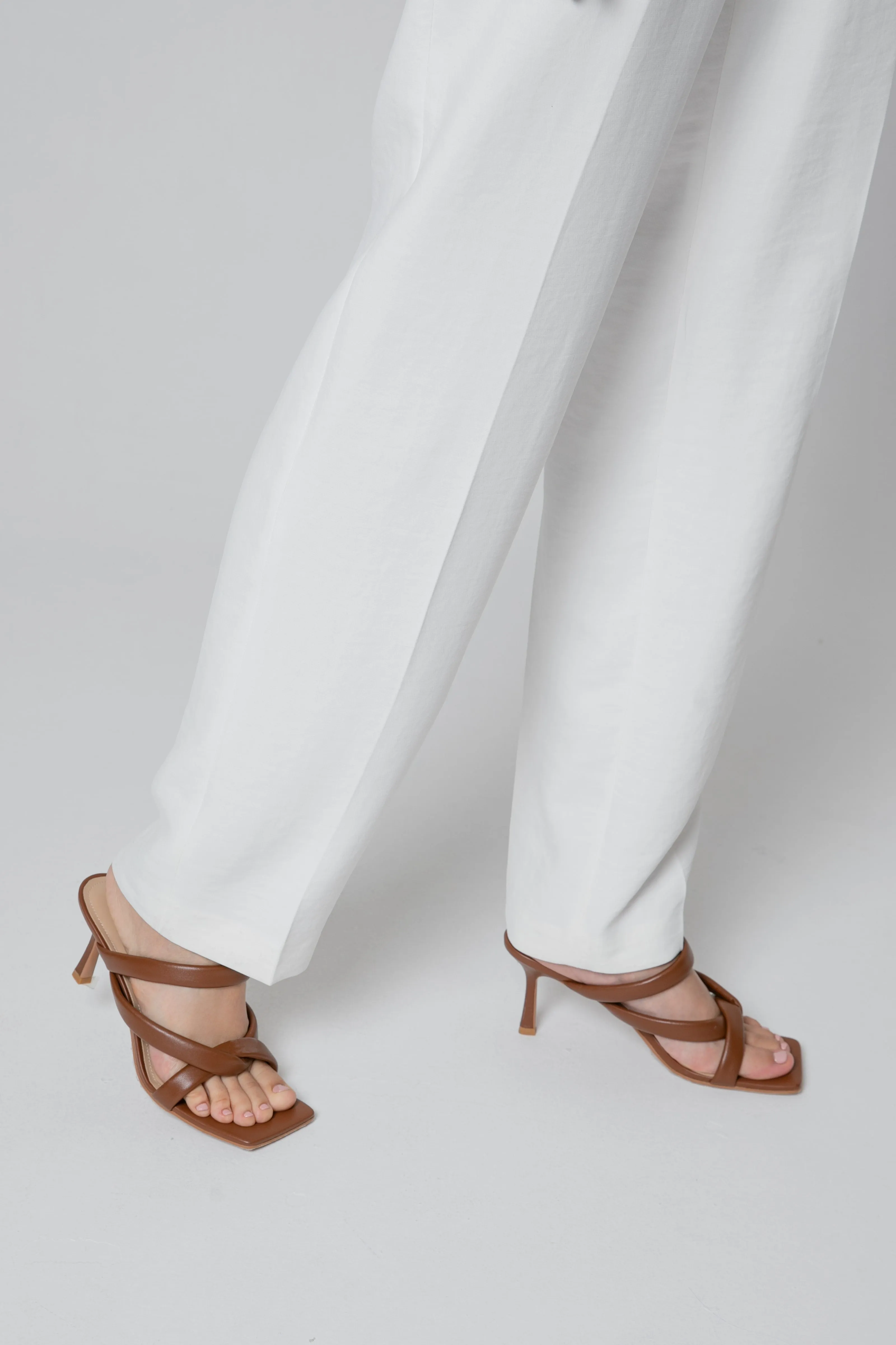 [SALE]Taliha Cross Strappy Heels