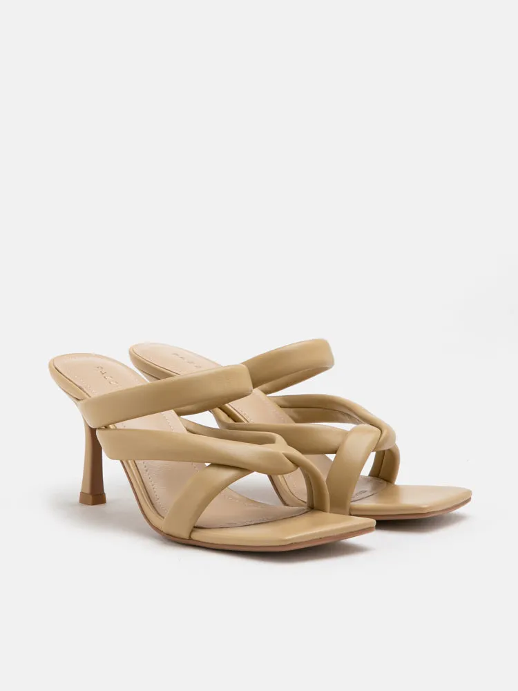 [SALE]Taliha Cross Strappy Heels