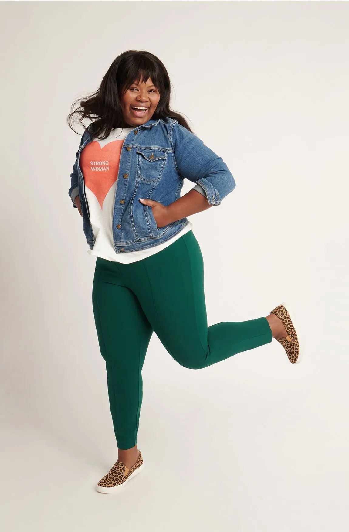 Skinny-Leg | Power-Down Pants (Botanical)