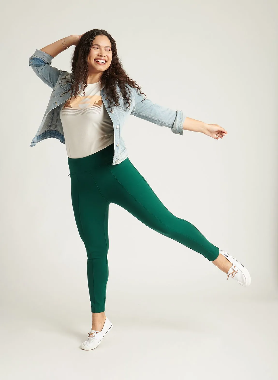 Skinny-Leg | Power-Down Pants (Botanical)