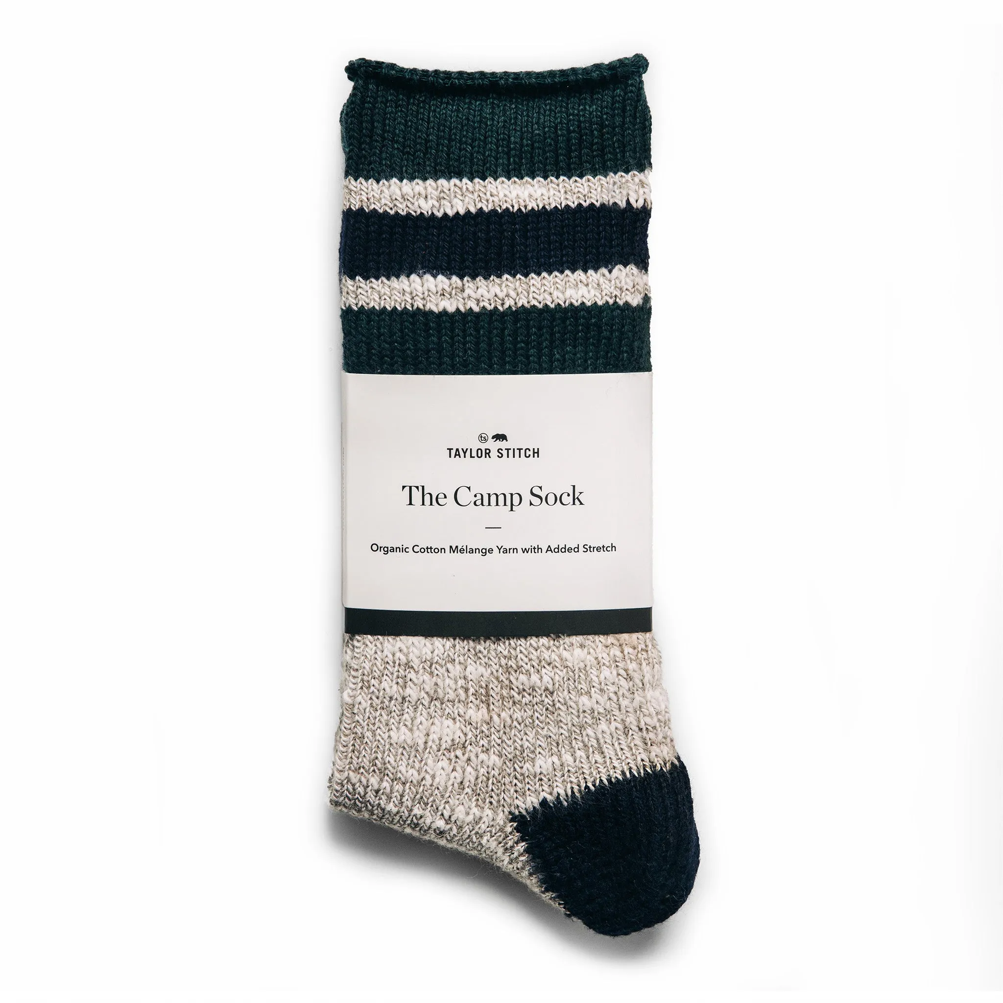 The Camp Sock in Heather Grey